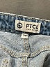 PTCL 100% Cotton Blue Denim Shorts Size 28 - photo 4