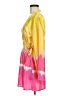 ASOS 100% Polyester Tie-dye Yellow Cocktail Dress Size 6 - photo 5