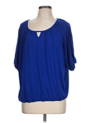 John Paul Richard Short Sleeve Blouse (view 1)
