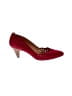 Sézane 100% Leather Solid Red Heels Size EU 39 - photo 1
