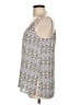 H&M 100% Polyester Yellow Sleeveless Top Size 12 - photo 5