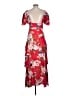 AFRM Red Cocktail Dress Size L - photo 2
