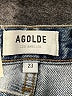 AGOLDE 100% Cotton Hearts Blue Jeans Size 23 waist - photo 7