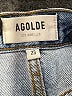 AGOLDE 100% Organic Cotton Hearts Blue Jeans Size 23 waist - photo 7