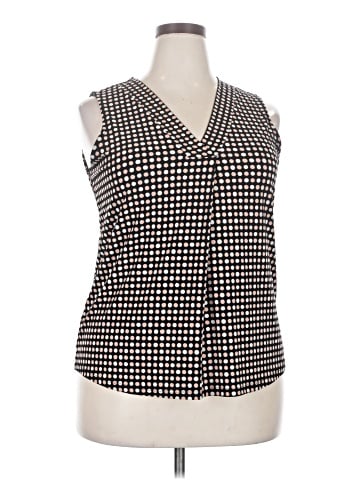 Anne Klein Sleeveless Blouse (view 1)