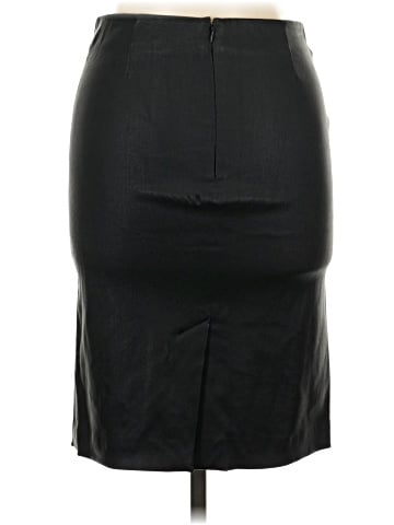 Theory Faux Leather Skirt (view 2)