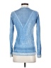 Kokun Blue Long Sleeve Top Size S - photo 2