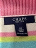 Chaps 100% Cotton Stripes Pink Pullover Sweater Size XL - photo 7