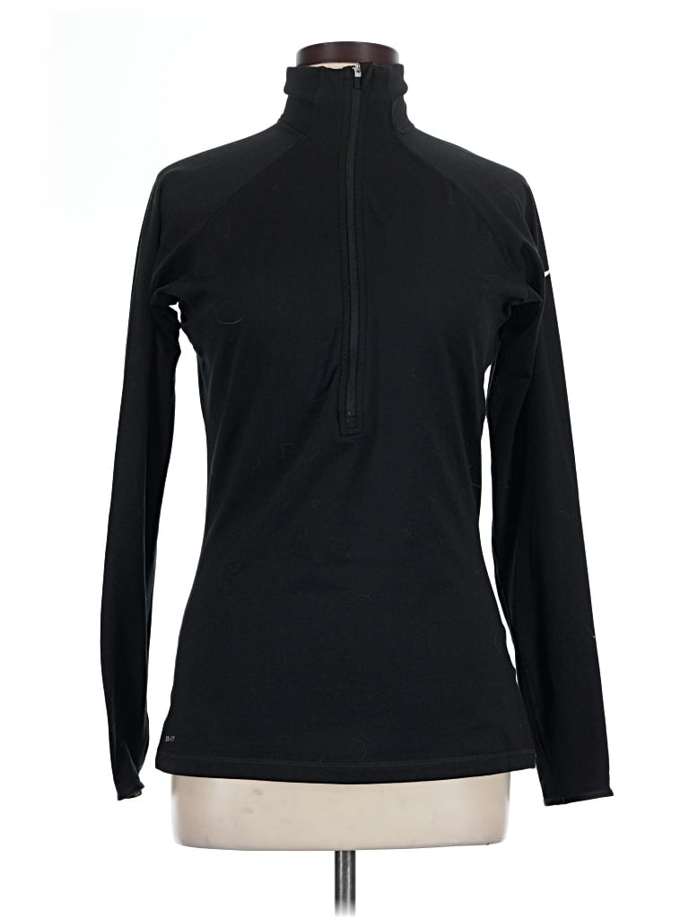 Pre-owned Nike Turtleneck Sweater In Black