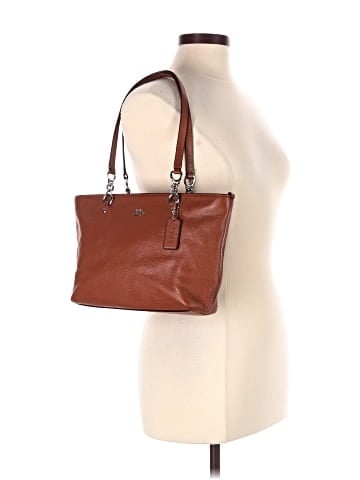 Coach Leather Tote (view 2)