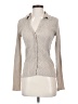 Zara Gray Long Sleeve Blouse Size S - photo 1