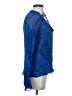 Ramy Brook Blue Long Sleeve Blouse Size XS (estimated) - photo 4