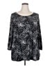 Croft & Barrow Silver 3/4 Sleeve Top Size 2X - photo 1