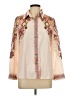 Unbranded 100% Polyester Paisley Ivory Long Sleeve Blouse Size M - photo 1