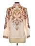 Unbranded 100% Polyester Paisley Ivory Long Sleeve Blouse Size M - photo 2