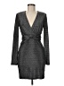Entro Metallic Gray Cocktail Dress Size M - photo 1