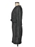 Entro Metallic Gray Cocktail Dress Size M - photo 5