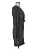 Entro Metallic Gray Cocktail Dress Size M - photo 4
