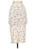 Forever 21 Floral Ivory Casual Skirt Size S - photo 1