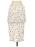 Forever 21 Floral Ivory Casual Skirt Size S - photo 2