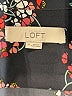 Ann Taylor LOFT 100% Polyester Floral Teal Long Sleeve Blouse Size M - photo 7