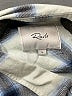 Rails 100% Rayon Plaid Blue Long Sleeve Button-Down Shirt Size L - photo 7