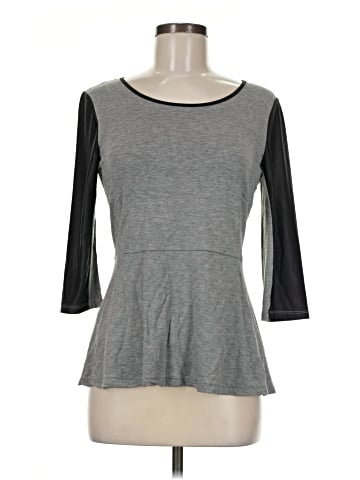 Pieces by Kensie 3/4 Sleeve T-Shirt (view 1)