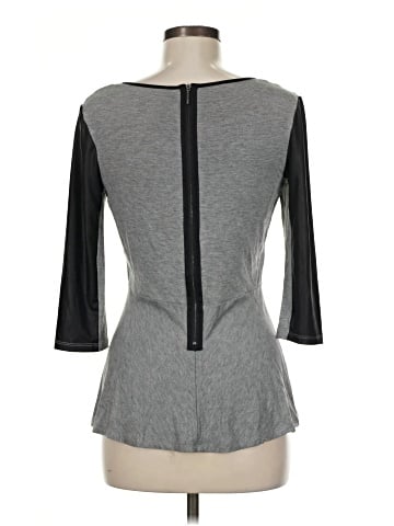 Pieces by Kensie 3/4 Sleeve T-Shirt (view 2)