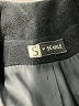 SEARLE Solid Black Coat Size S - photo 6