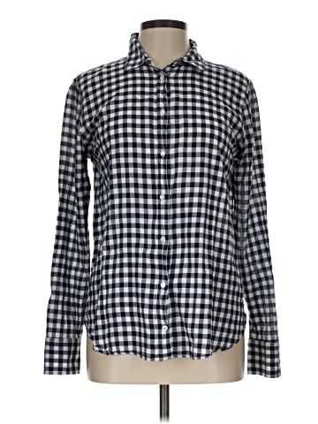 Aqua Long Sleeve Button-Down Shirt (view 1)