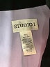 Studio 1 100% Polyester Stripes Black Blazer Size 14 - photo 6