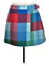 Free Assembly Color Block Blue Casual Skirt Size 12 - photo 1