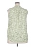 Monday Fun 100% Polyester Green Sleeveless Blouse Size XXL - photo 2