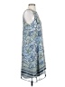 Max Studio 100% Polyester Paisley Blue Casual Dress Size S - photo 4