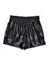Ci Sono 100% Polyurethane Metallic Black Athletic Shorts Size L - photo 1