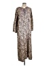 Assorted Brands Paisley Gray Casual Dress Size L - photo 1