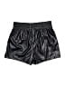 Ci Sono 100% Polyurethane Metallic Black Athletic Shorts Size L - photo 2