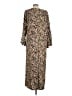 Assorted Brands Paisley Gray Casual Dress Size L - photo 2