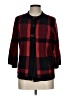Hampshire Studio 100% Acrylic Plaid Red Cardigan Size L - photo 1