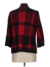 Hampshire Studio 100% Acrylic Plaid Red Cardigan Size L - photo 2