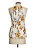 Express 100% Polyester Yellow Sleeveless Blouse Size S - photo 2