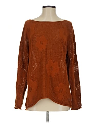 Peace Love World Long Sleeve Blouse (view 1)