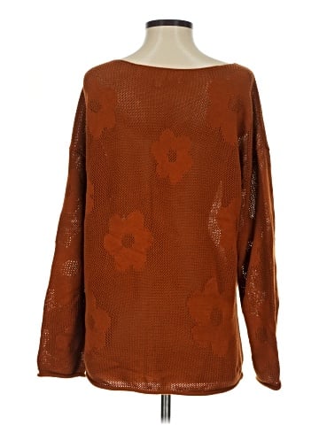 Peace Love World Long Sleeve Blouse (view 2)