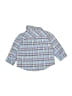 Chaps Plaid Blue Long Sleeve Button-Down Shirt 0-3 MO / 3 MO - photo 2