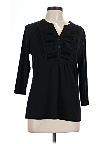 Karen Scott 3/4 Sleeve Blouse (view 1)