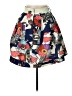 Mary Katrantzou 100% Polyester Print Blue Casual Skirt Size 12 - photo 2
