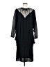 Casadei 100% Polyester Black Cocktail Dress Size 6 - photo 1