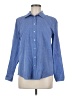 Talbots 100% Cotton Blue Long Sleeve Button-Down Shirt Size M - photo 1
