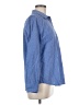Talbots 100% Cotton Blue Long Sleeve Button-Down Shirt Size M - photo 4