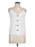 Shinestar 100% Rayon White Sleeveless Blouse Size L - photo 1